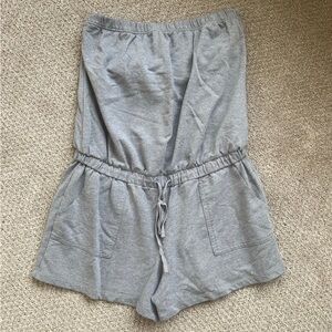 New York & Company Gray Romper